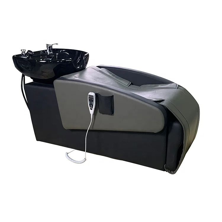 Luxury Modern Beauty Barber Shop Salon Furniture Electric Hair Wash Head Sink Salon Shampoo Chair With Massage