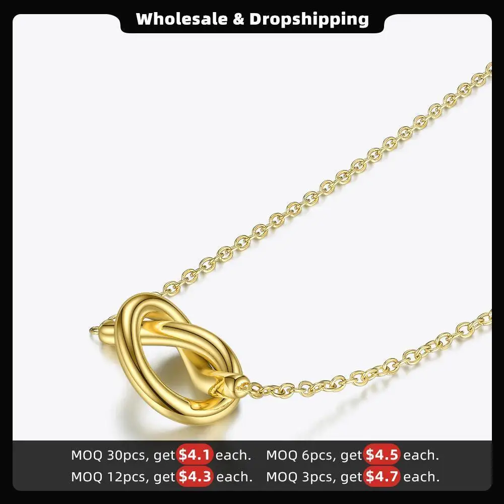 ENFASHION Leuke Holle Knoop Hanger Ketting Vrouwen Goud Kleur Rvs Hart Choker Ketting Mode Femme Sieraden P 193057