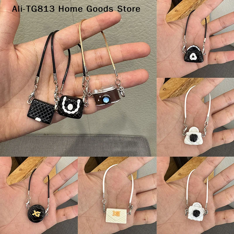 

[TG813]Doll Mini Bag Dress Up Plush Toy For 15/17cm Doll Accessories Dollhouse Hanging Neck Accessories Schoolbag Pendant