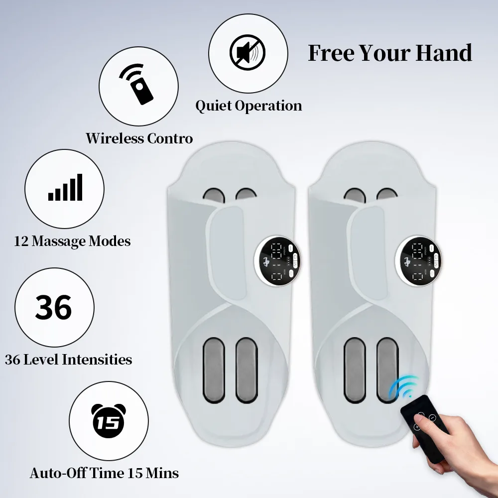 

Customizable Electric Foot Massager Shoe EMS Pad Muscle Stimulation Massage Foot Relaxation Foot Spa Machine Fee