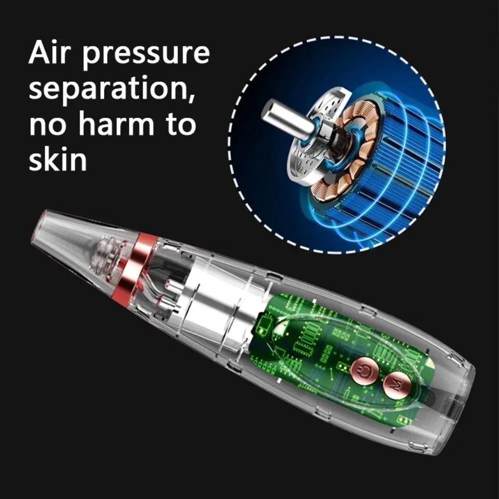 Strumento elettrico per la rimozione dei punti neri Ciclo dell'acqua Aspirazione sottovuoto Detergente per l'acne USB ricaricabile per la rimozione dei punti neri Detergente per i pori