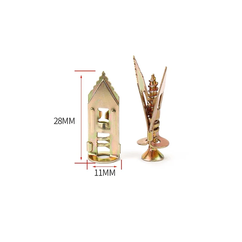 

Self Drilling Anchors Screws Self-Tapping Expansion Screw Drywall Anchor Kits Suitable for Gypsum Board Plasterboard 20Pcs