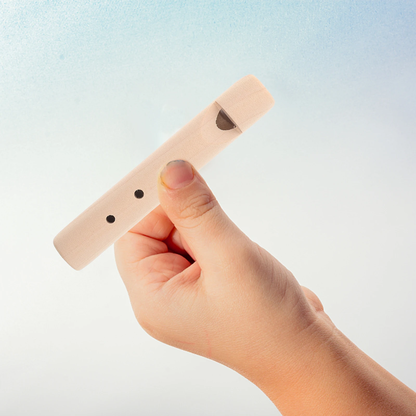 Mini juguete de madera Diy, instrumento Musical pintable para niños, sin pintar, tren de boca musical pequeño, decoración de cumpleaños