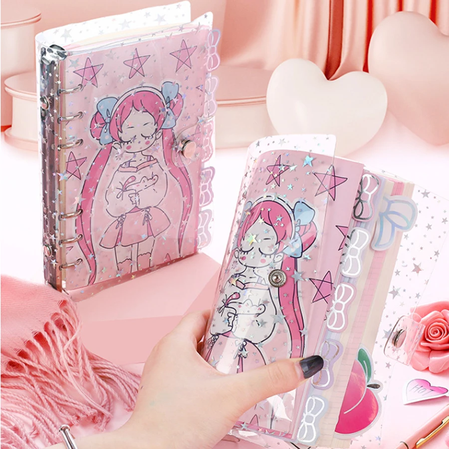 

Sharkbang New Arrival A6 Loose Leaf Diary Planner Set Binder Spiral Notebook INS Journal Agenda Bullet Kids Girls Birthday Gift