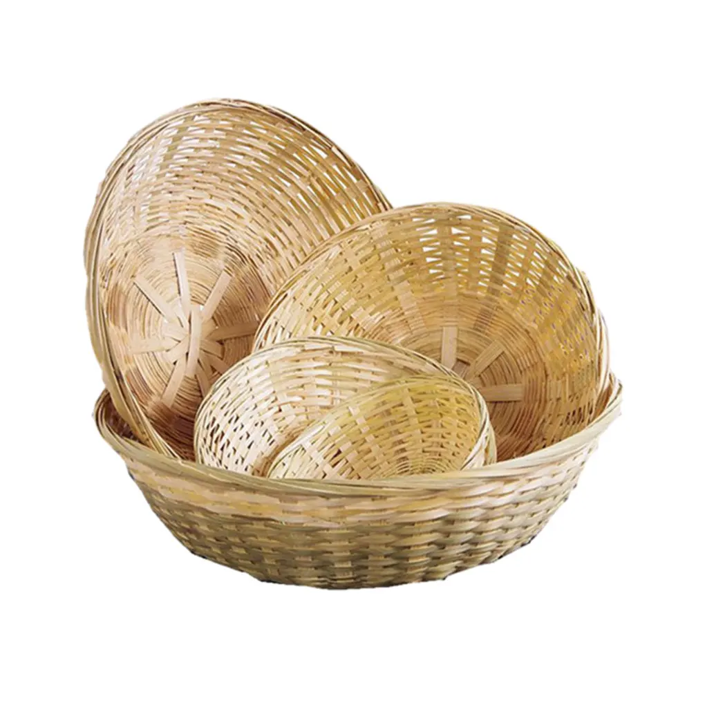 10pcs Wood Gift Storage Baskets Beautifully Woven And Highly Functional Bread Small Wicker Baskets