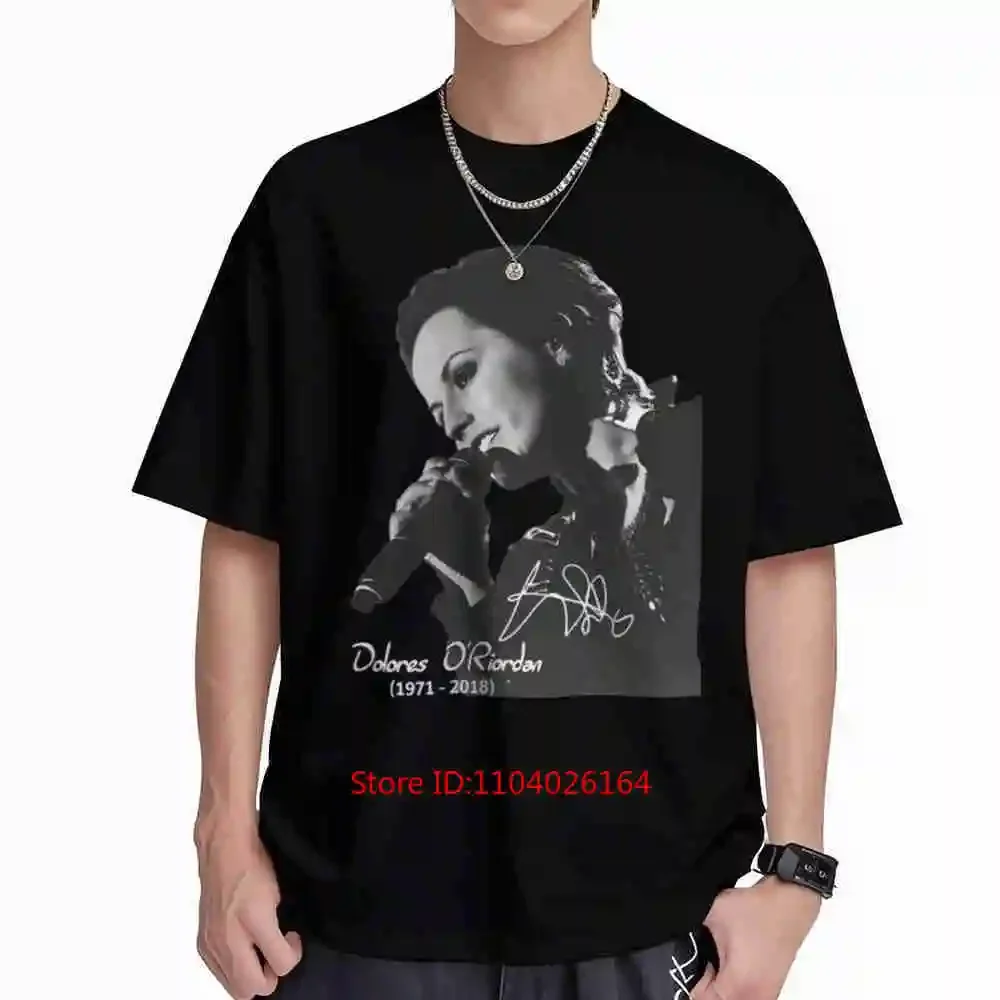 Dolores O'Riordan The Cranberries Short Sleeve Tee 100% Cotton T-Shirt
