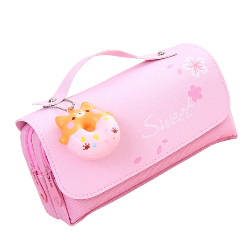 

Decompression Pencil Case Portable Cute Pencil Bag Cartoon School Stationery Bag School Supplies Pen Bag Prize