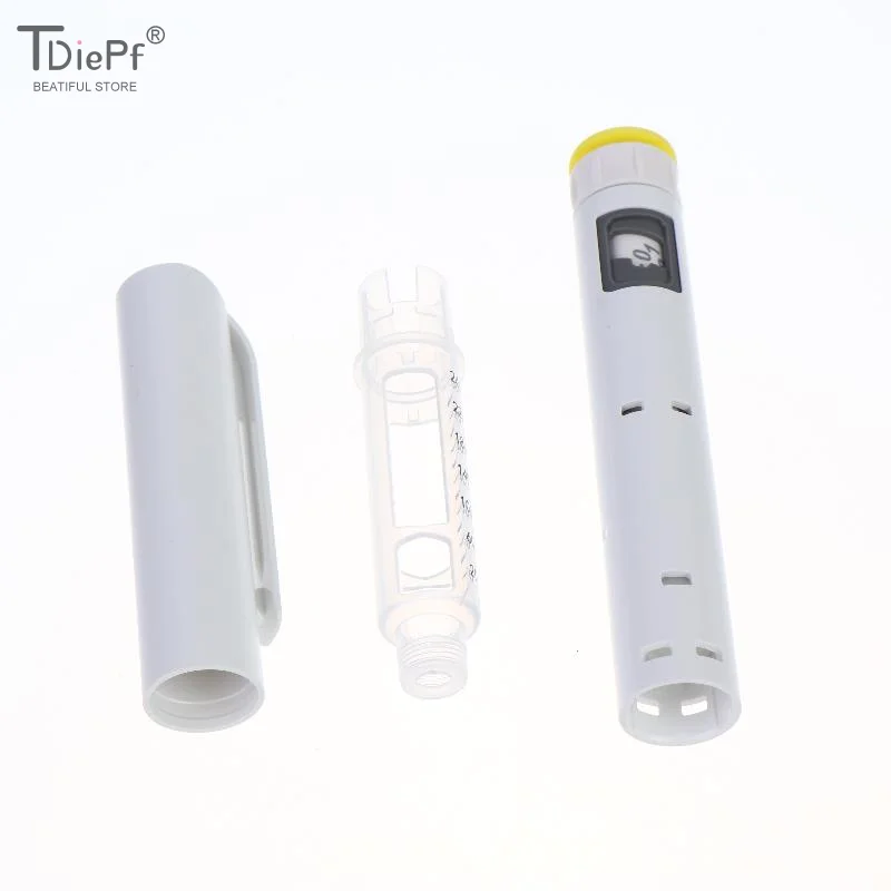 1*Dose Medication Injection Pen Set Lancing Pen Disposable Insulin Syringe Perfect For Home Blood Glucose Testing Diabetic Care