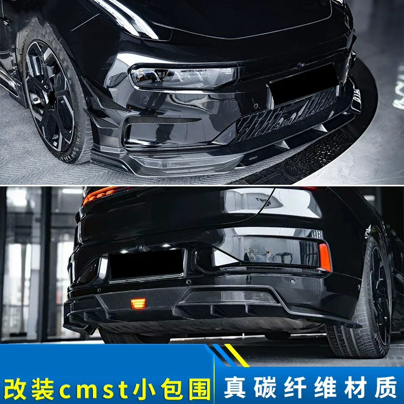 Carbon fiber body kit for Zeekr 001 2021-2023 modified Front Lip rear lip Tail Wing spoilers Side Skirt Vent Car Accessories