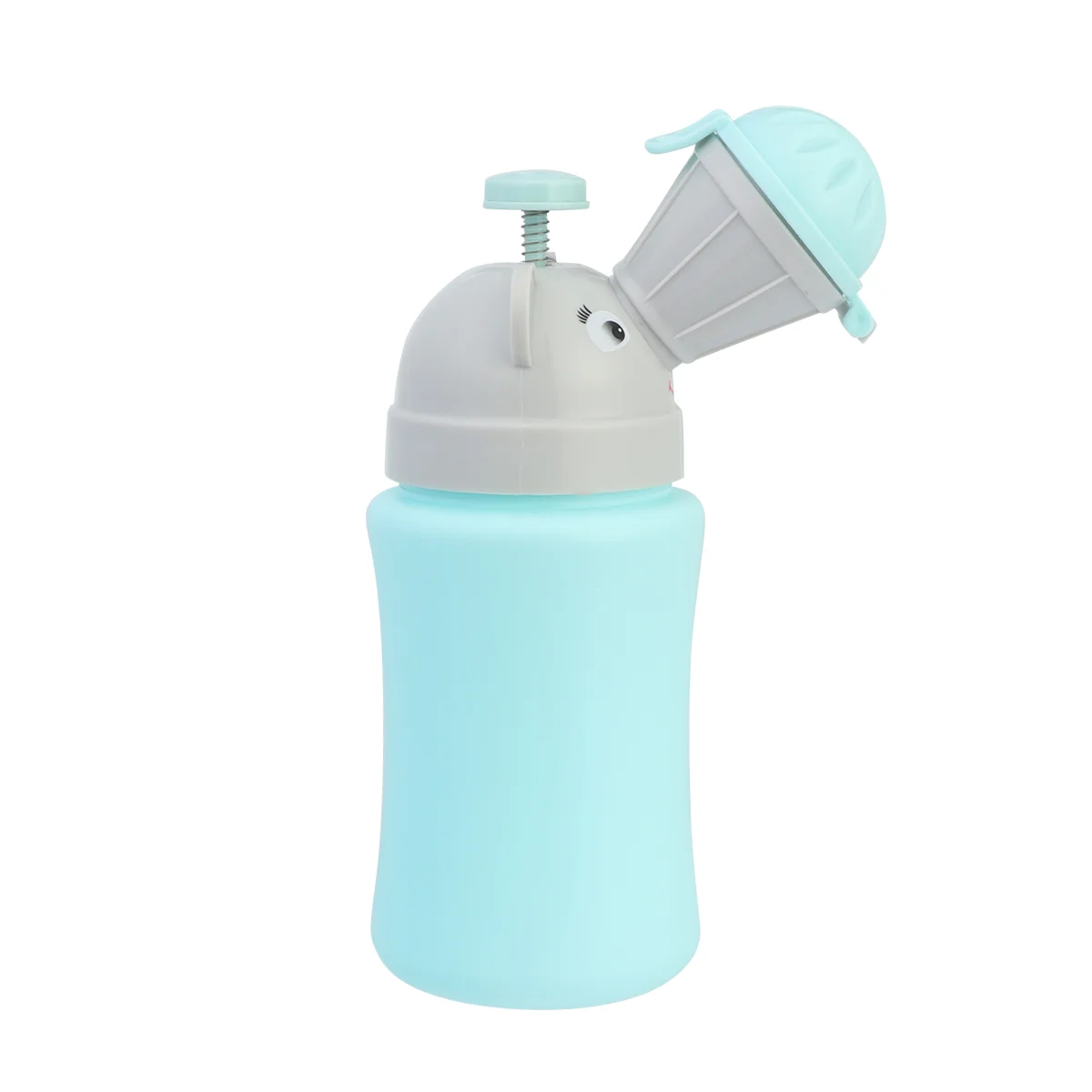 Urinoir portable d'urgence pour enfants, pot pour tout-petits, toilette de voiture, bouteille bleue pour bébé fille