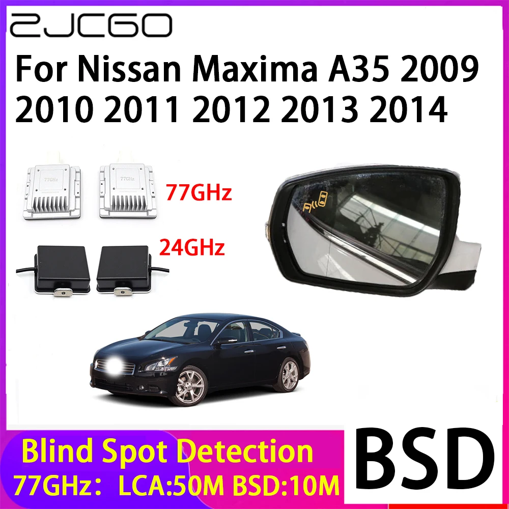 ZJCGO Car Blind Spot Detection BSD Mirror Rear Radar Detection System for Nissan Maxima A35 2009 2010 2011 2012 2013 2014