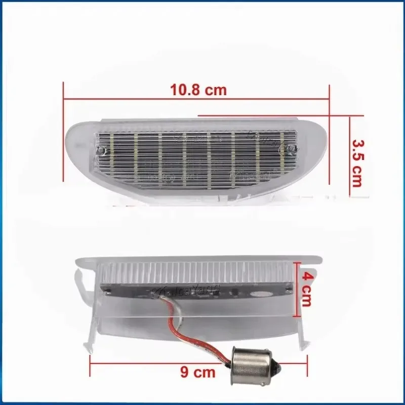 

1pc No Error Lamp Taillights Accessories LED Car License Plate Light 7700410754 Canbus for Renault Clio MK2 Clio II 2 T