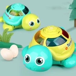 Детские игрушки, модель «Hello Turtle», электрические домашние животные, несущие яйца, детские музыкальные игрушки для ползания, развивающая игрушка для развития младенцев, подарок для детей