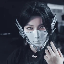 Machina Girls Cosplay Cyberpunkss Mask Tian Guan Ci Fu Xie Lian Figure Toys Model Collect Models Decorate Cyber Punk Cos Mask