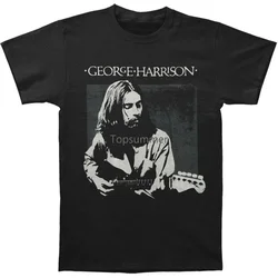 George Harrison Men'S George Harrison Live Portrait T-Shirt Black