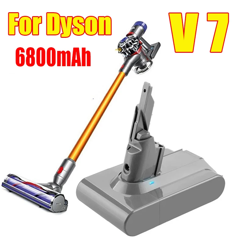 

Original Dyson V7 Battery 21.6V 6800mAh Li-lon Rechargeable Battery for Dyson V7 Battery Animal Pro Vacuum Cleaner Replacement