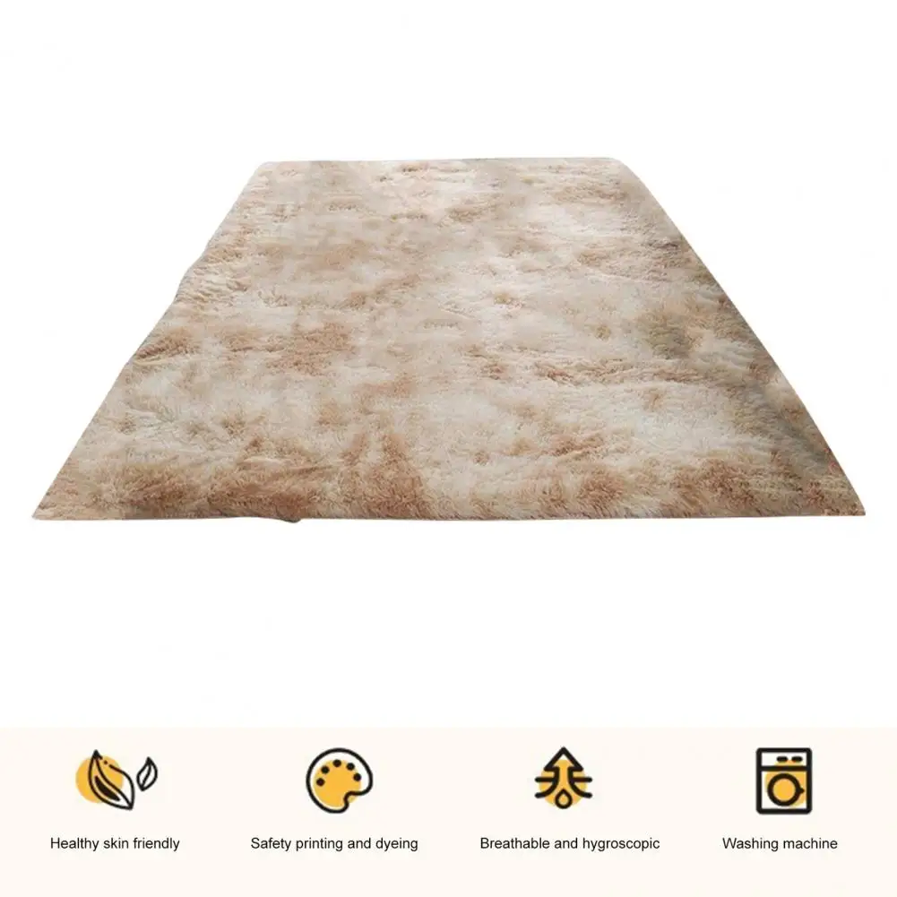 Cozy Home Decor Floor Carpet Plush Anti-shedding Area Rug for Bedroom Decor Soft Non-slip Carpet with Wear-resistant for Home