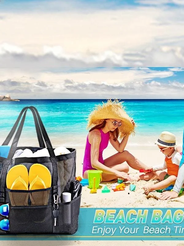 bolsa-de-praia-multifuncional-bolsa-de-armazenamento-para-roupa-de-banho-bolsa-de-viagem-bolsa-de-ombro-Unico-com-rede-para-viagem-a-praia