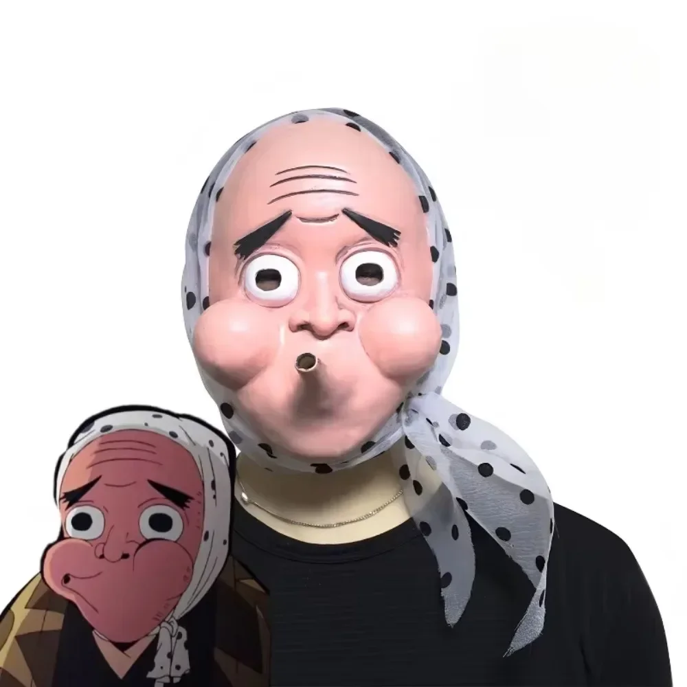 

1pc Japanese Latex Mask Steel Cairn Firefly Masks Haganetsuka Hotaru Headgear Halloween Masquerade Party Anime Expo Makeup Props