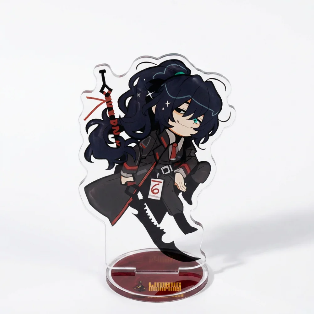 Anime Game Limbus Company Acrylic Stand Keychain 10cm Chibi Yi Sang Dante Faust Don Quixote Desk Decor Collectible Fans Gift