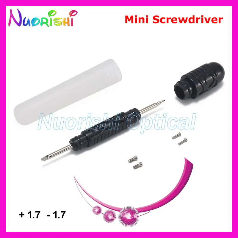 

100pcs SS80115 2-in-1 Mulit Function Mini Screwdriver Kit With 4pcs Screws Glasses Cellphone Watch Repairing Screwdriver Tool