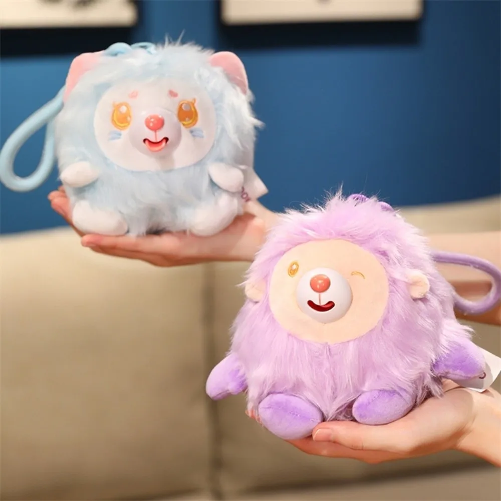 Stok uit tong dier pluche hanger knuffeldier pluche pop hanger zachte schattige pluche pop sleutelhanger tas hanger