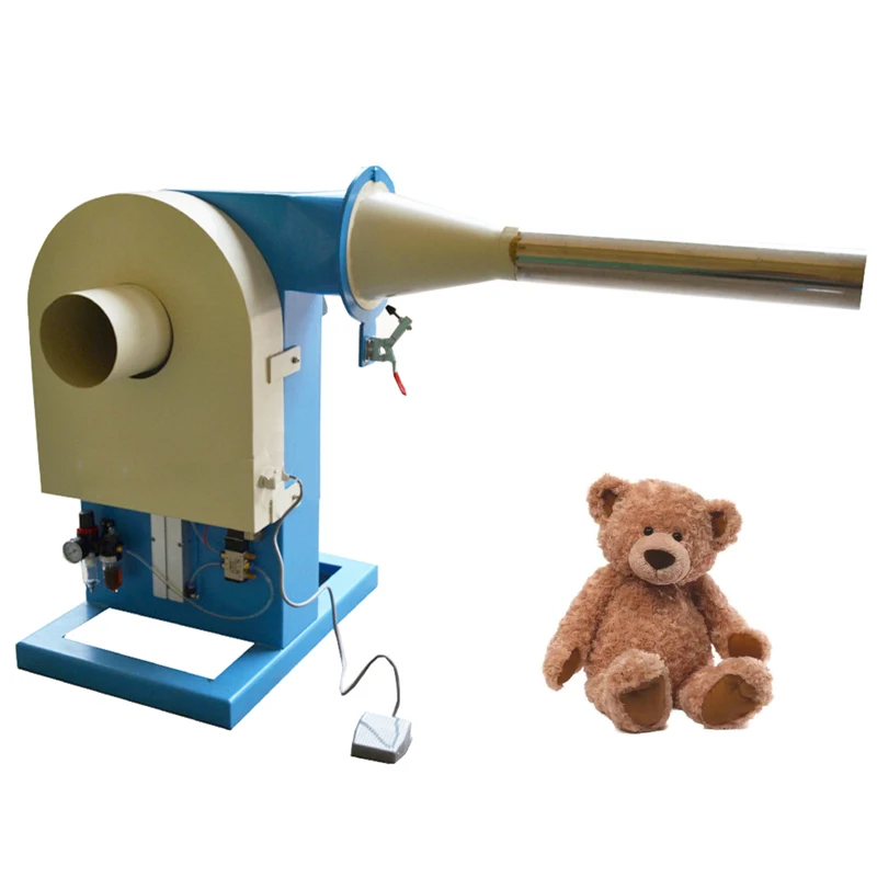 Plush Toy Feather Stuffing Filling Machine Polyester Fiber Pillow Cotton Filling Machine