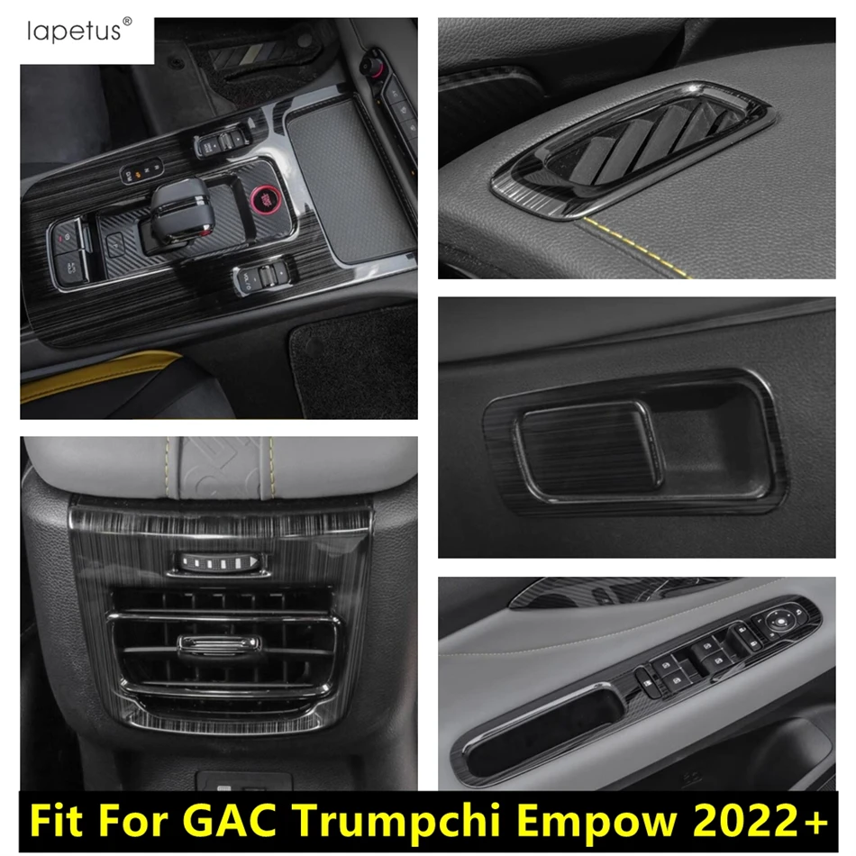 

Gear Shift Panel / Head Lamp / Window Lift / Rear AC Air Vent Outlet Cover Trim Accessories For GAC Trumpchi Empow 2022 - 2024