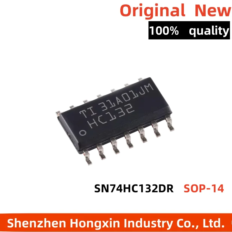 

5-10 pieces SN74HC132DR silk screen HC132 patch SOP-14 gate and inverter chip