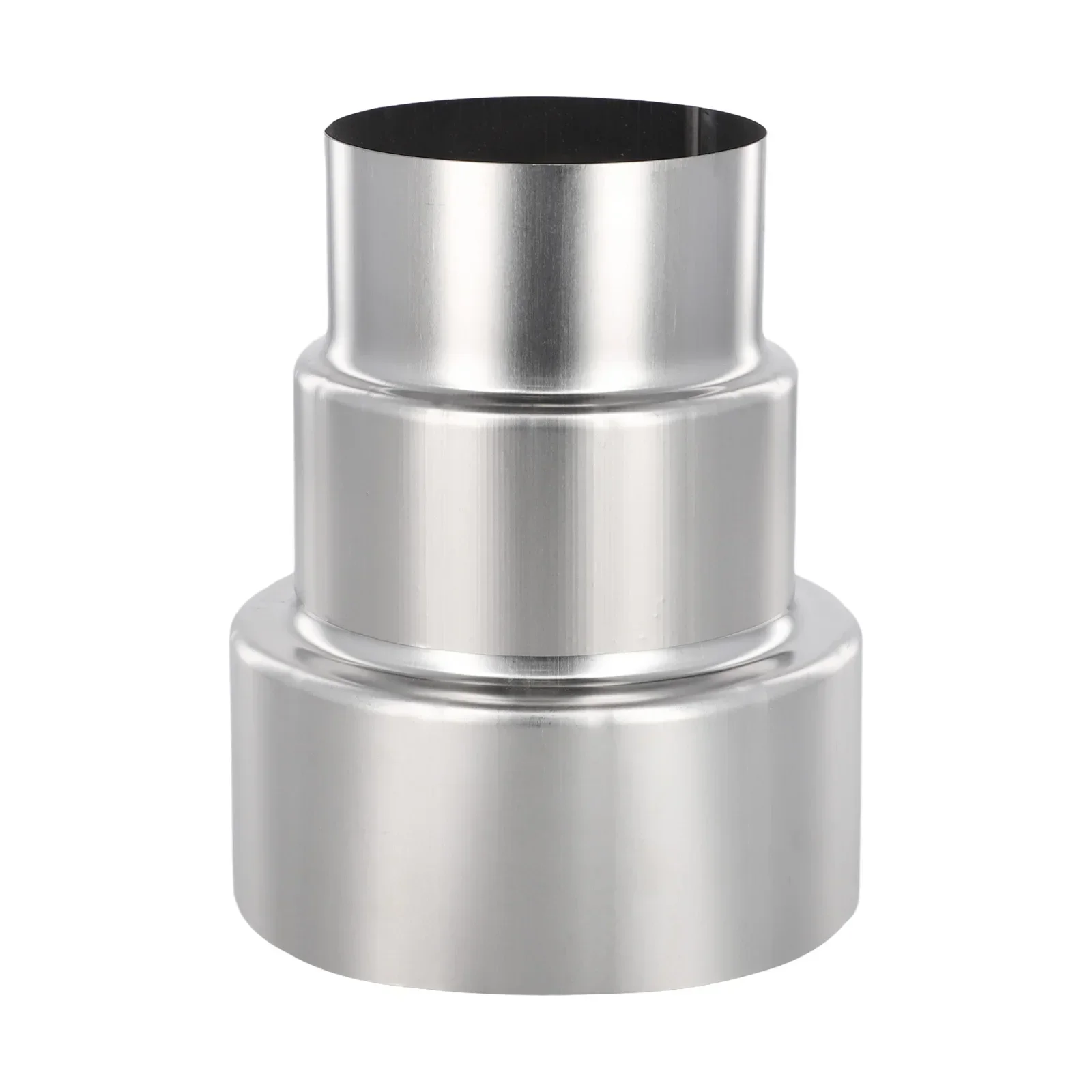 Stainless Steel Flue Liner Reducer Exhaust Pipe Reducing Joint Chimney Adaptor Stove Pipe Ventilation Accessories