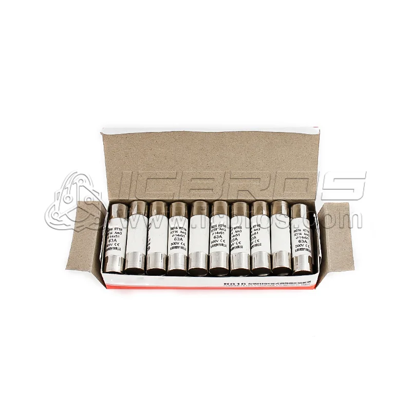 20pcs/lot Ceramic R015 RO15 10x38 Fuse RT18 RT14 Core 1A-32A 10*38 2A 3A 5A 6A 10A 16A 20A 32A 4A