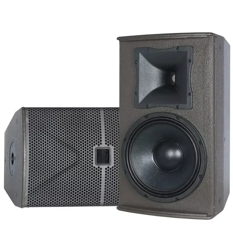 Professional 2-Way 15" Passive 550W 130dB Speaker Rotatable Horn Birch Plywood for Nightclub Concert Hall Theater KTV