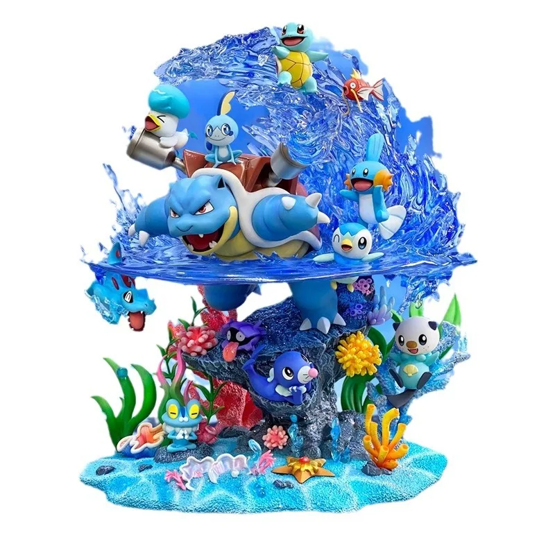 Pokémon Family Bucket, OVO, Sistema Aquático Super Grande, Figura Blastoise