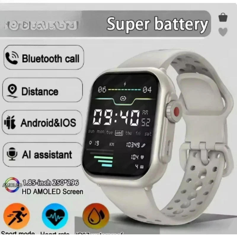 

2026 New Watch Ultra 2 SE Men 1000mAh Battery 3D dynamic HD AMOLED Display Call GPS IP68 Sport Smart bracelet For IOS Android