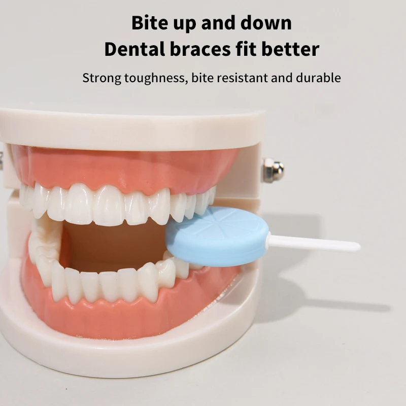 Hand Held Aligner Chewies Dental Aligner Retainer Seater With Comfort Bite Orthodontic Chew For Food Silicon Material