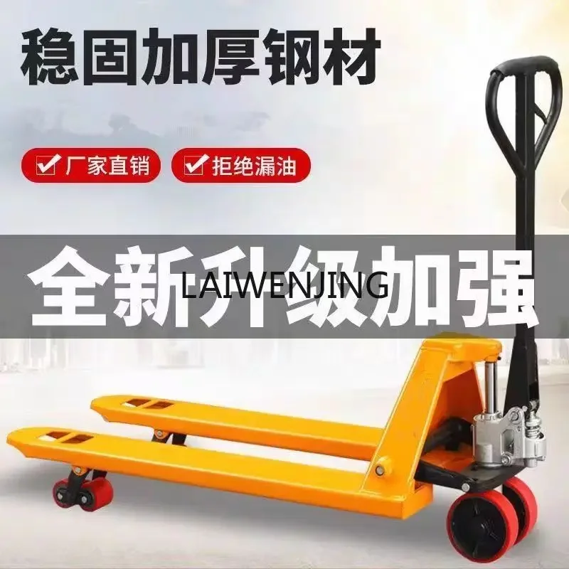 MJY manual ground cattle small truck hand-pulled loading and unloading pallet hydraulic lift forklift