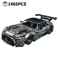1:14 MOC Technical City Racing Car Model 1466Pcs Sports Car Building Blocks Toys Boys or Adults Kids for Boys Birthday Gifts 3+