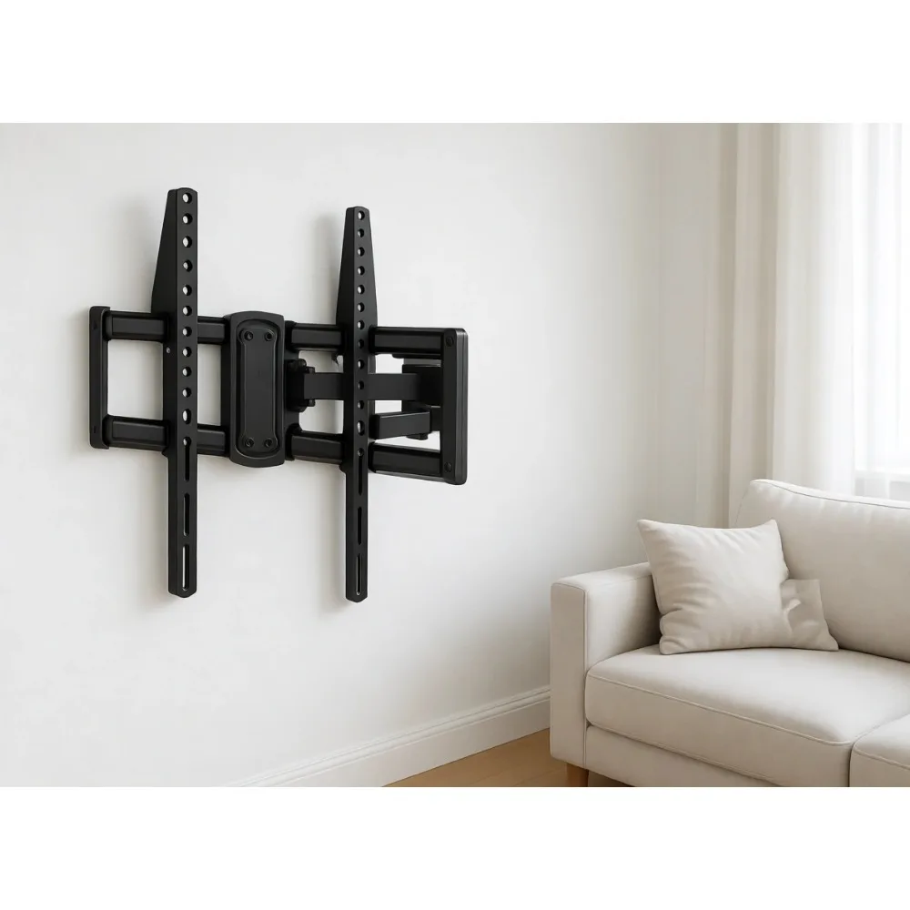 

Настенный кронштейн для телевизоров с полным диапазоном движения, для экранов от 37 до 97 дюймов, выдерживает до 150 фунтов, с функцией поворота, наклона и выдвижения.