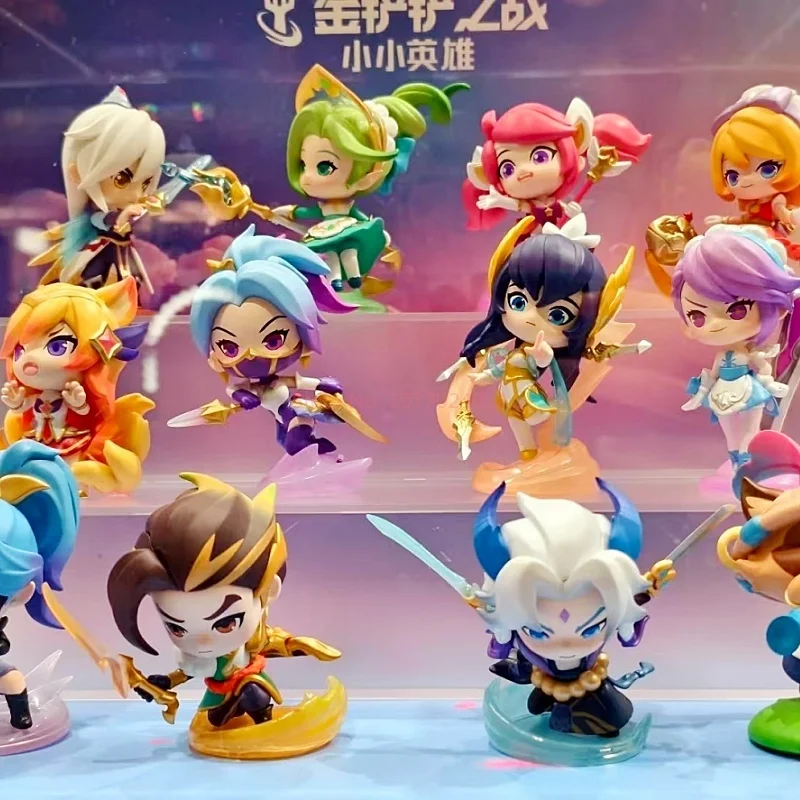 Neue Tft Mobile Little Hero Serie Blind Box Spielzeug Spiel Charakter Ahri Akali The Unforgeotten Yone Sammlung Modell Geschenk PVC Figur