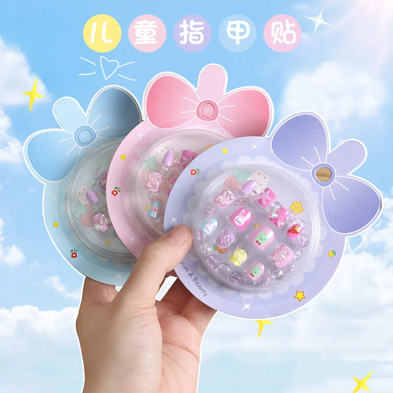 Kids Beauty Toy Kawaii Nail Art Sticker Beauty Princess Girls Toys Fashion Pretend Play Toy Makeup Game Set Cosmetic Toys