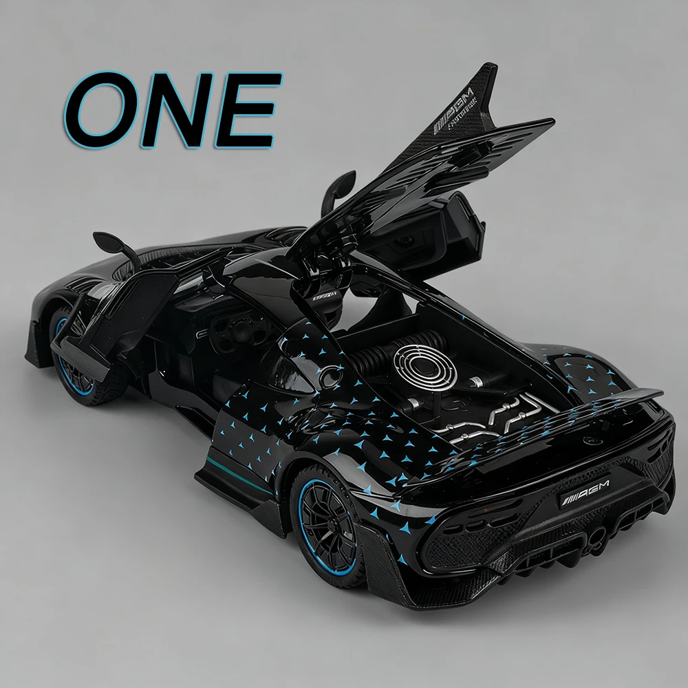 1:32 Alloy Diecast ONE 911 Models Toys Cars with Light Music Pull Back Miniature Car Rubber Tires Vehicles Toy Collect Souvenirs