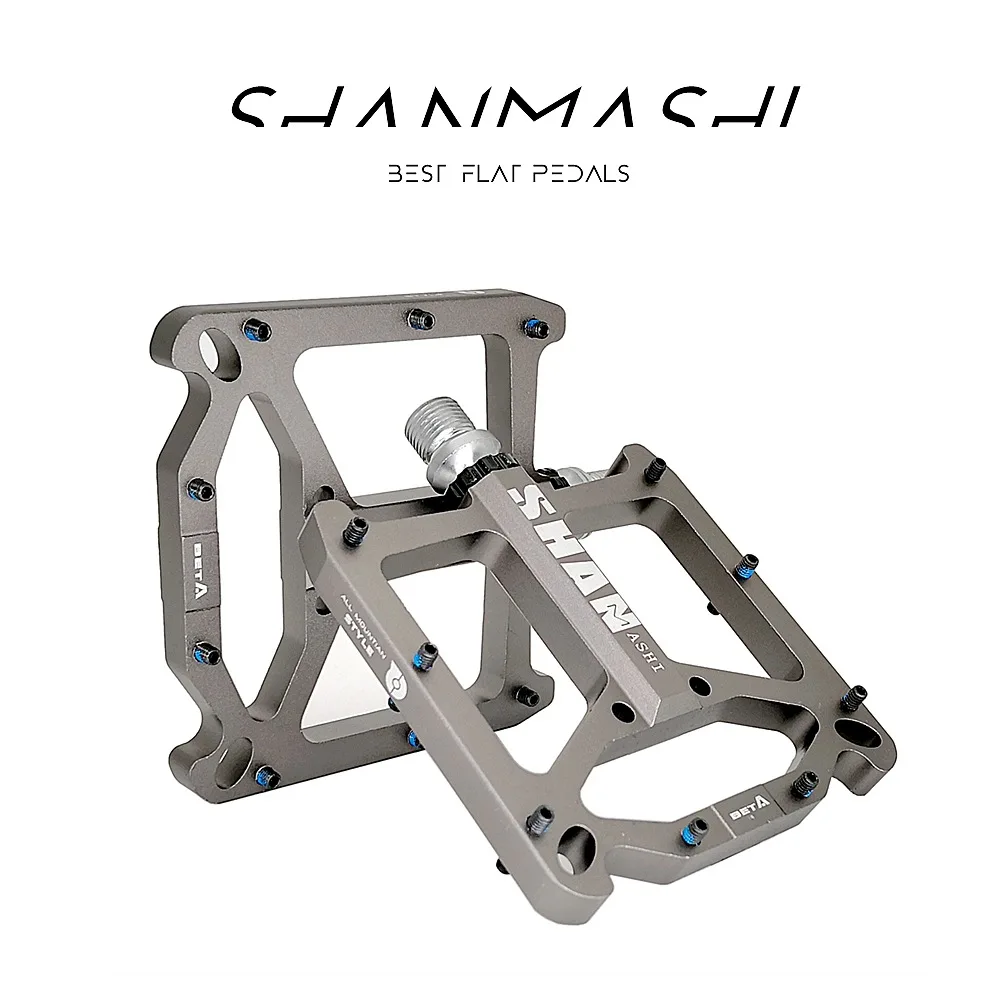 

SHANMASHI BETA Bike 3 Sealed bearing pedal mountain bike aluminum alloy flat pedal big foot pedal