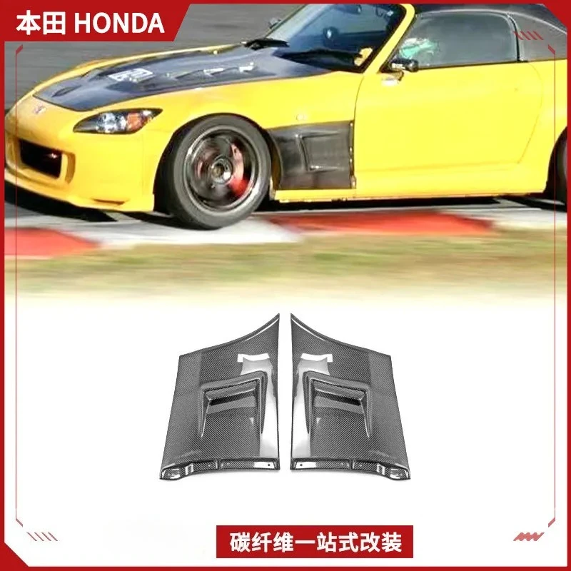 SAAR Compatible with Honda S2000 Carbon Fiber Modification Parts J's Racing Front Fender Air Vent Sand Board Addition
