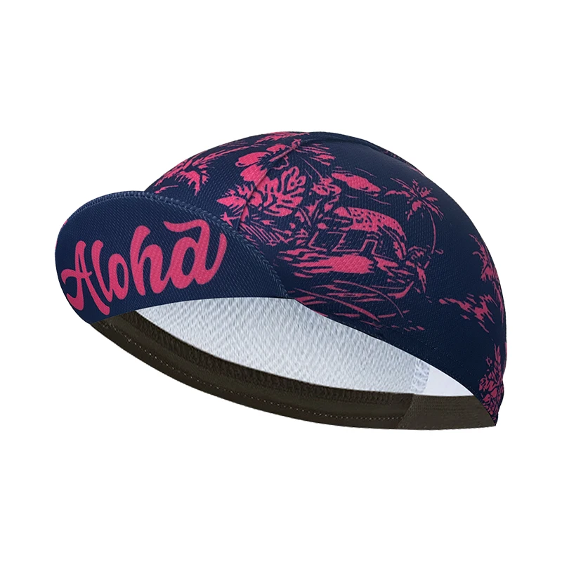 Retro navy blue cycling cap, quick-drying, sweat-absorbent and breathable, men and women wear electric bike camping caps