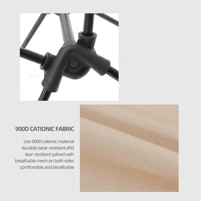 Foldable Camping Chairs Set Lightweight folding Chair Ultralight Backpacking Moon Chairs for Garden Picnic Beach Fishing