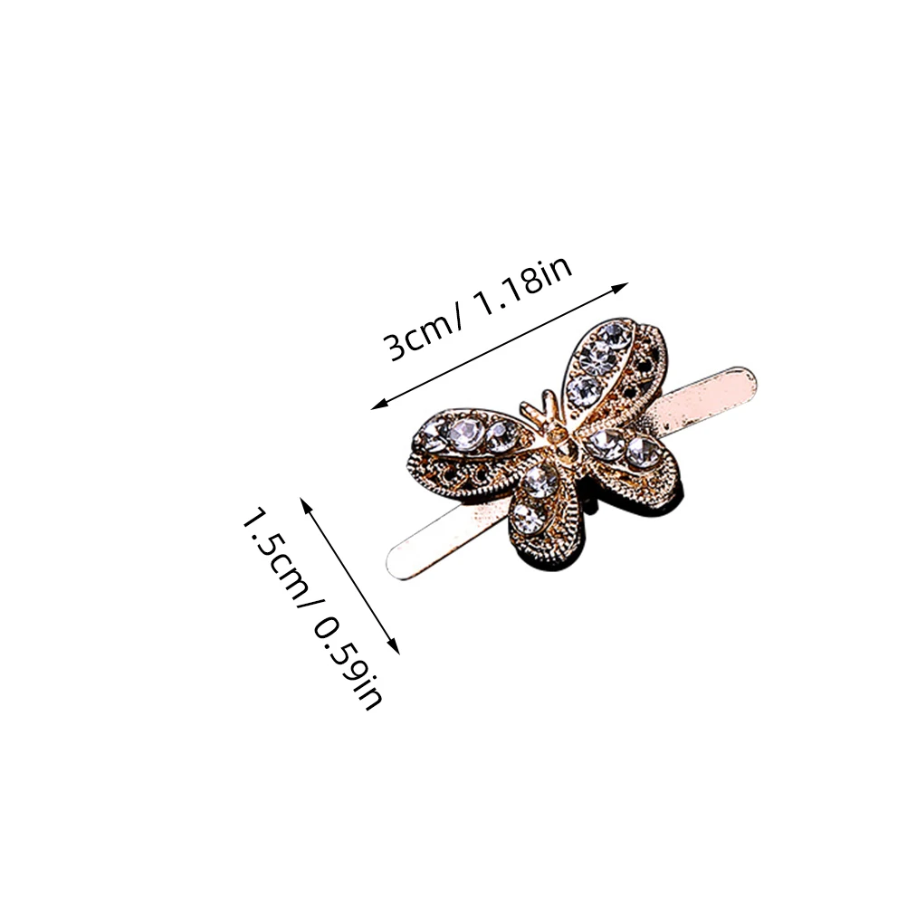 

8pcs Metal Shoe Buckle Clips Alloy Lady Buckles Charm Zinc Glass Diamond Decor Accessories for Shoes Boots Sandals High Heels