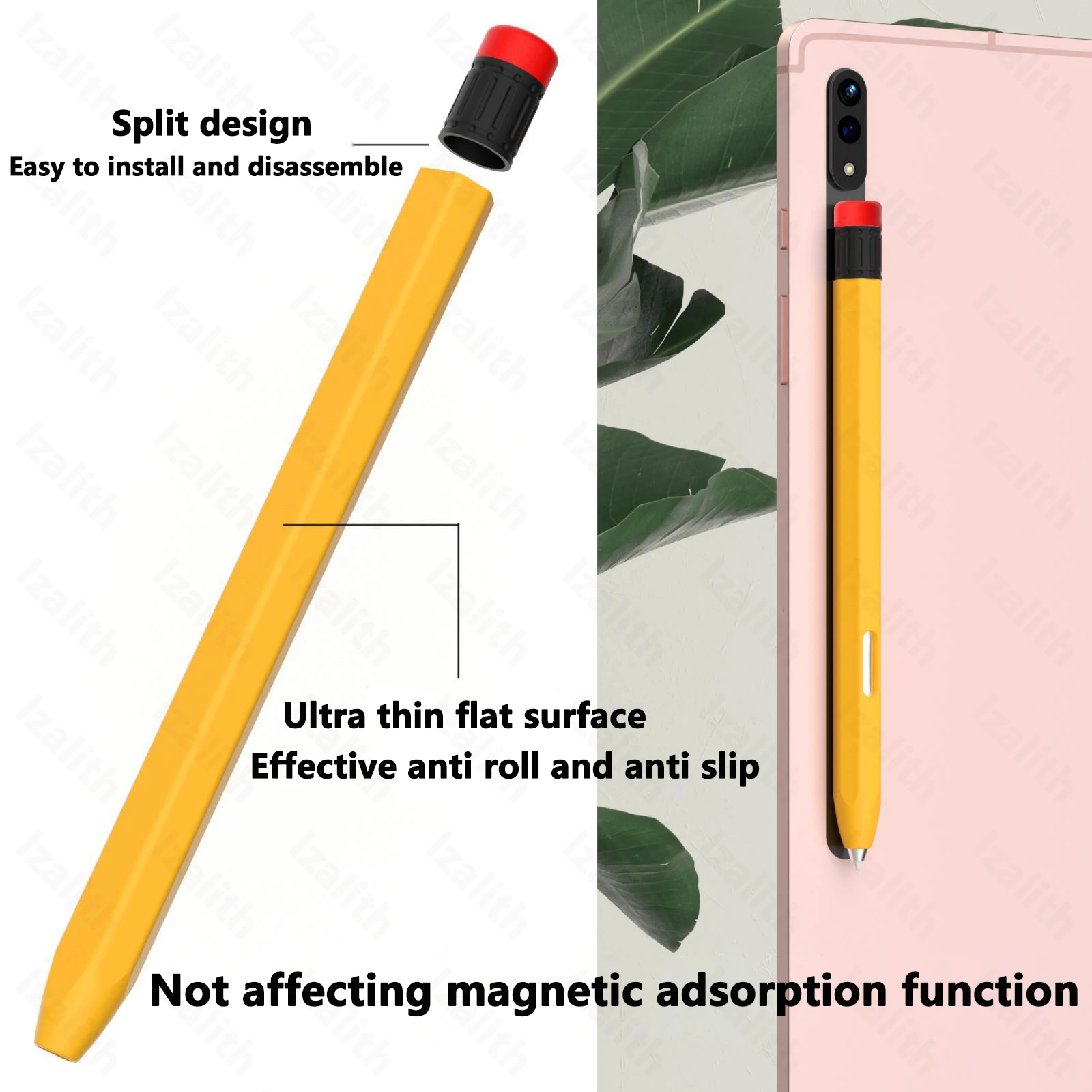 Pencil Case for Samsung Galaxy Tab S Pen S7 S8 S9 S7+ S8+ Silicone Stylus Pen Cover Full Protection Touch Pen Case