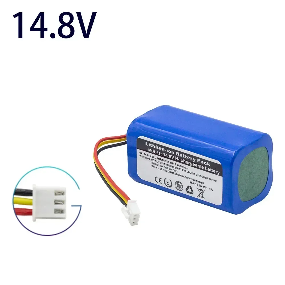 Brand New 14.8V 2600mAh 18650 li-ion battery For LIECTROUX C30B XR500 E30 Robot Vacuum Cleaner 14.4V C30B battery E30 battery