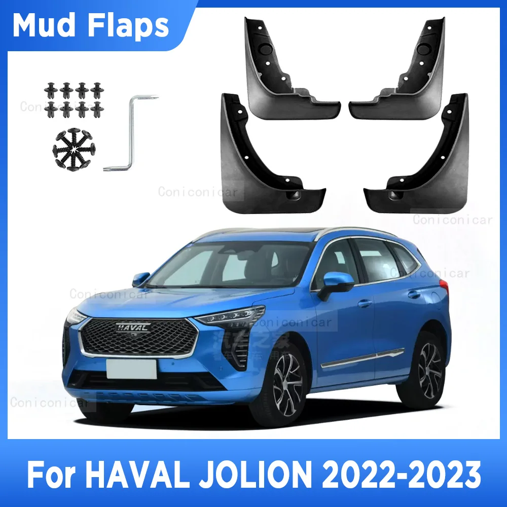 

For Great Wall HAVAL JOLION 2022 2023 Mud Flaps Splash Guard Mudguards MudFlaps Front Rear Fender Auto Styling Car Accessories