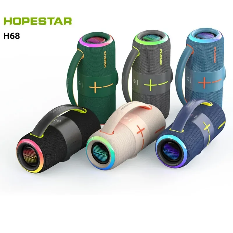 HOPESTAR H68 Bluetooth speaker 50W high-power portable karaoke Boombox 3 outdoor wireless speaker subwoofer music center TWS/TF